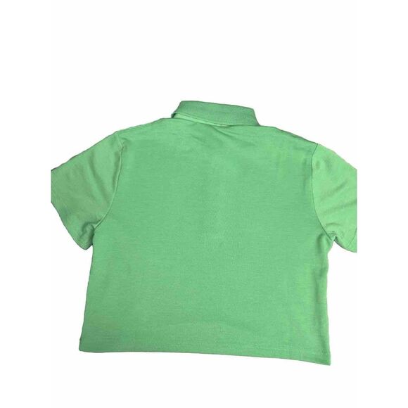 Outdoor Voices Women Kelly Green Cropped Polo Chest Logo‎ Pique Size XXS NWT - Picture 4 of 9